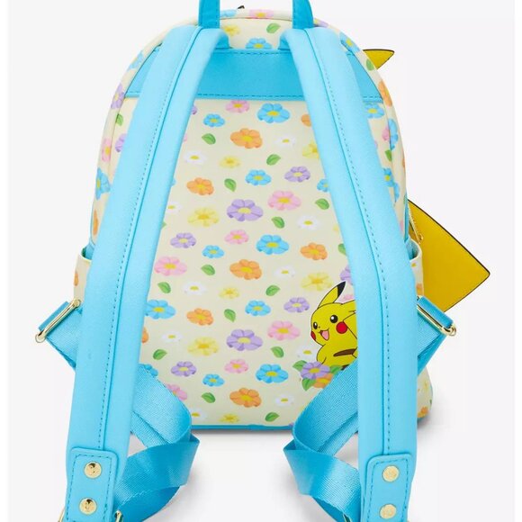 Loungefly - Pokémon Pikachu Flower Crown Mini Backpack - NEW - Picture 3 of 4